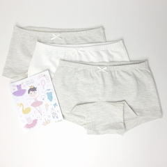 Culotte Crudo/Melange (PACK X 3)