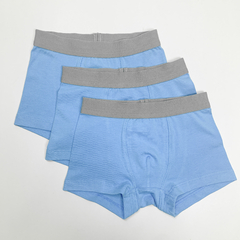 Boxer Liso Sky (pack x 3)