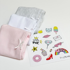 Bombacha Lisa Pre-Teen Candy (pack x 3) - comprar online