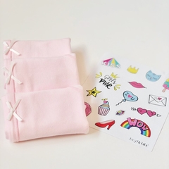 Bombacha Pink Pre Teen (pack x3) - comprar online