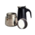 Cafeteira Italiana Expresso Inox Black 6 xícaras - Pantheon Inox