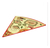 Kit 6 Pratos Para Pizza Triangular Decorados - loja online