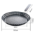 Panela assadeira Grill para Churrasqueira Antiaderente - 31 cm de Diâmetro -Wincy - Pantheon Inox