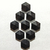 Obsidiana Hexagonal 10mm