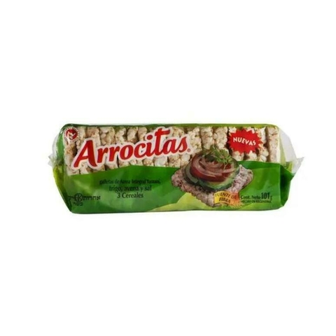 Galletas de Arroz 3 Cereales x 100 gr - ARROCITAS