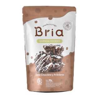 Snack de Doble Chocolate y Arándanos x 70 gr - BRIA