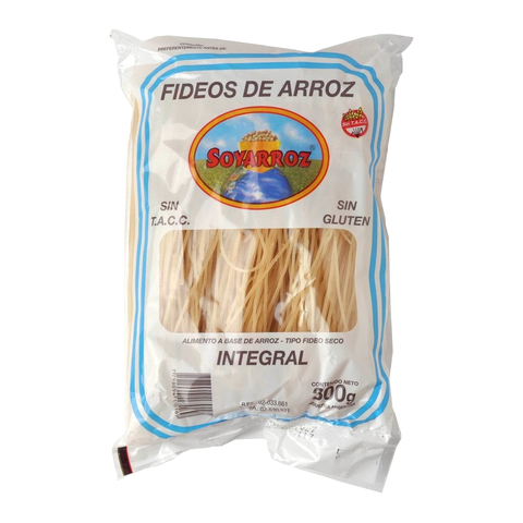 Fideos de Arroz Integral x 300gr SIN TACC - SOYARROZ