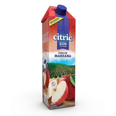 Jugo 100% Exprimido MANZANA x 1000 ml - CITRIC