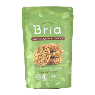 Snack de Nuez Pecán y Banana Sin Azúcar Agregada x 100 gr - BRIA