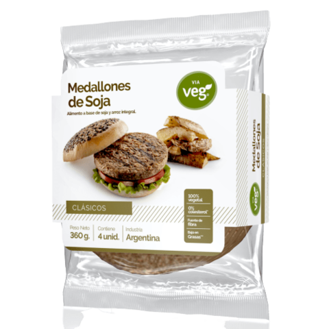 Hamburguesa de Soja x 180 gr (2u) - VIA VEG