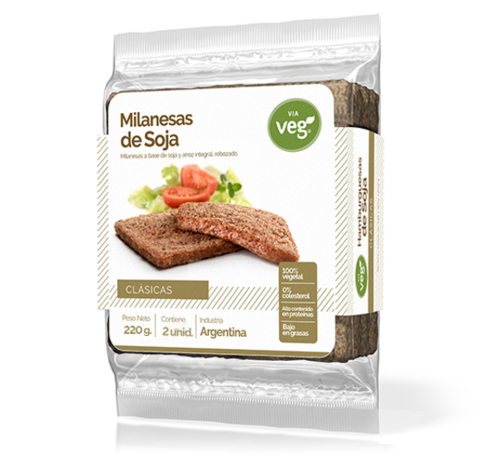 Milanesa de Soja x 200 gr - VIA VEG