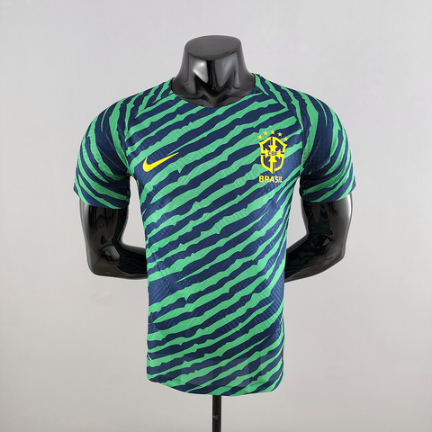 Camisa Seleção Brasil Edição Especial 22/23 Nike Masculina - Verde e Azul