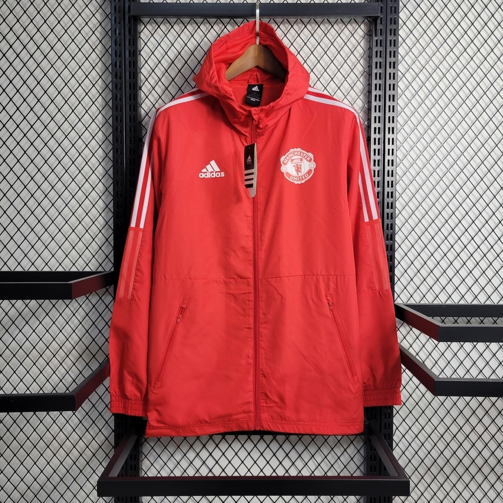 Corta vento masculino best sale vermelho