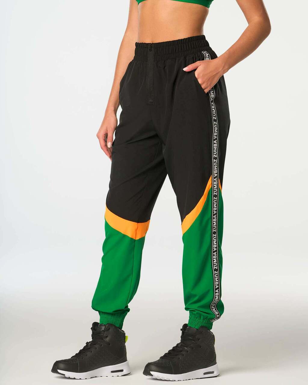 Zumba Sunset High Waisted Track Pants Atenea Shop