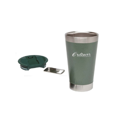 VASO OUTDOORS CERVECERO ACERO INOXIDABLE 473ML VERDE