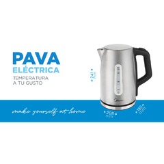 PAVA ELECTRICA MIDEA 1.7 L DIGITAL ACERO INOX DC17 - comprar online