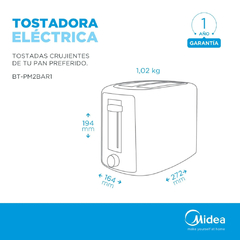 TOSTADORA MIDEA BT-PM2BAR1 en internet