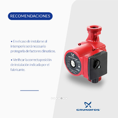 BOMBA GRUNDFOS UPS 25-50 130 - tienda online