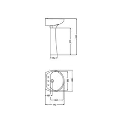 COLUMNA FERRUM PARA LAVATORIO - comprar online