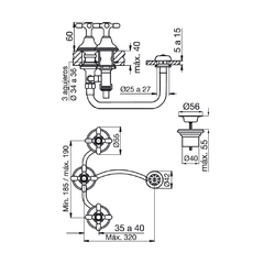 BIDET BICOMANDO FV NEW PORT CIERRE COMPRESION - comprar online