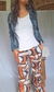 Pantalón Delia Geo Naranja en internet
