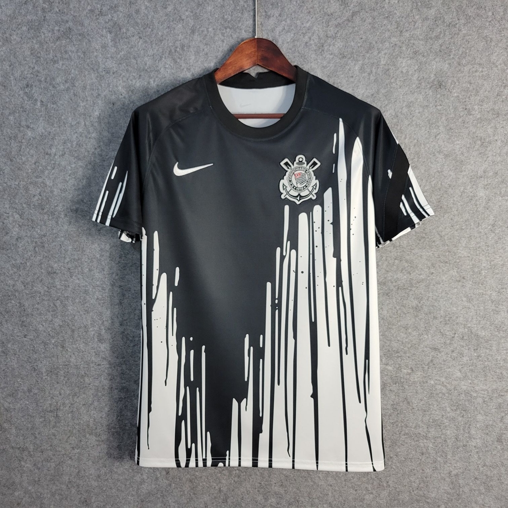 Kit de 3 Camisas Corinthians Preta e Branca - Compre Agora