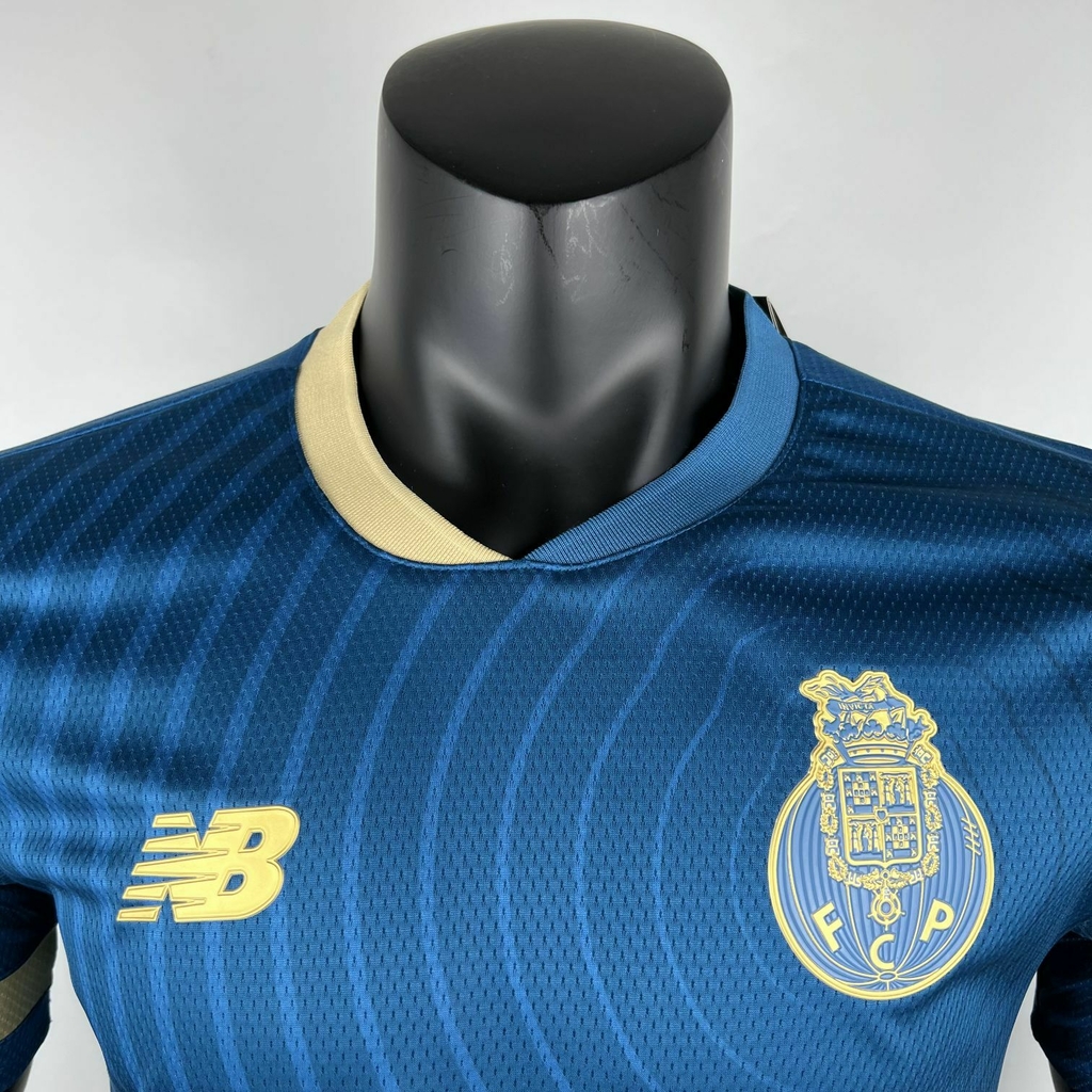 Camisa Fc Porto III 2023/2024 Versão Jogador - Azul e Dourada