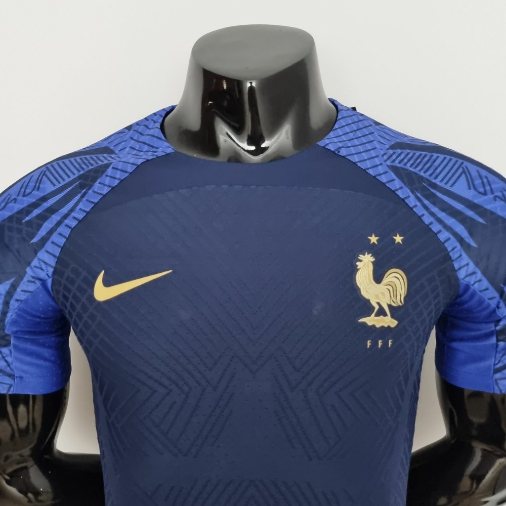 Camisa De Treino Seleção França 22/23 Versão Jogador - Azul