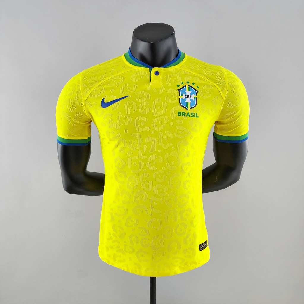 Nova camisa Seleção Brasileira Copa 22/23 Jogador - Amarela - catar