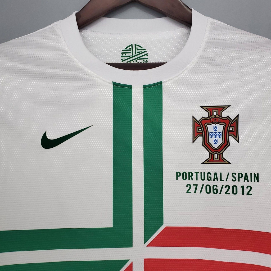 Camisa Seleção Portugal 2012/2013 Branca e Verde