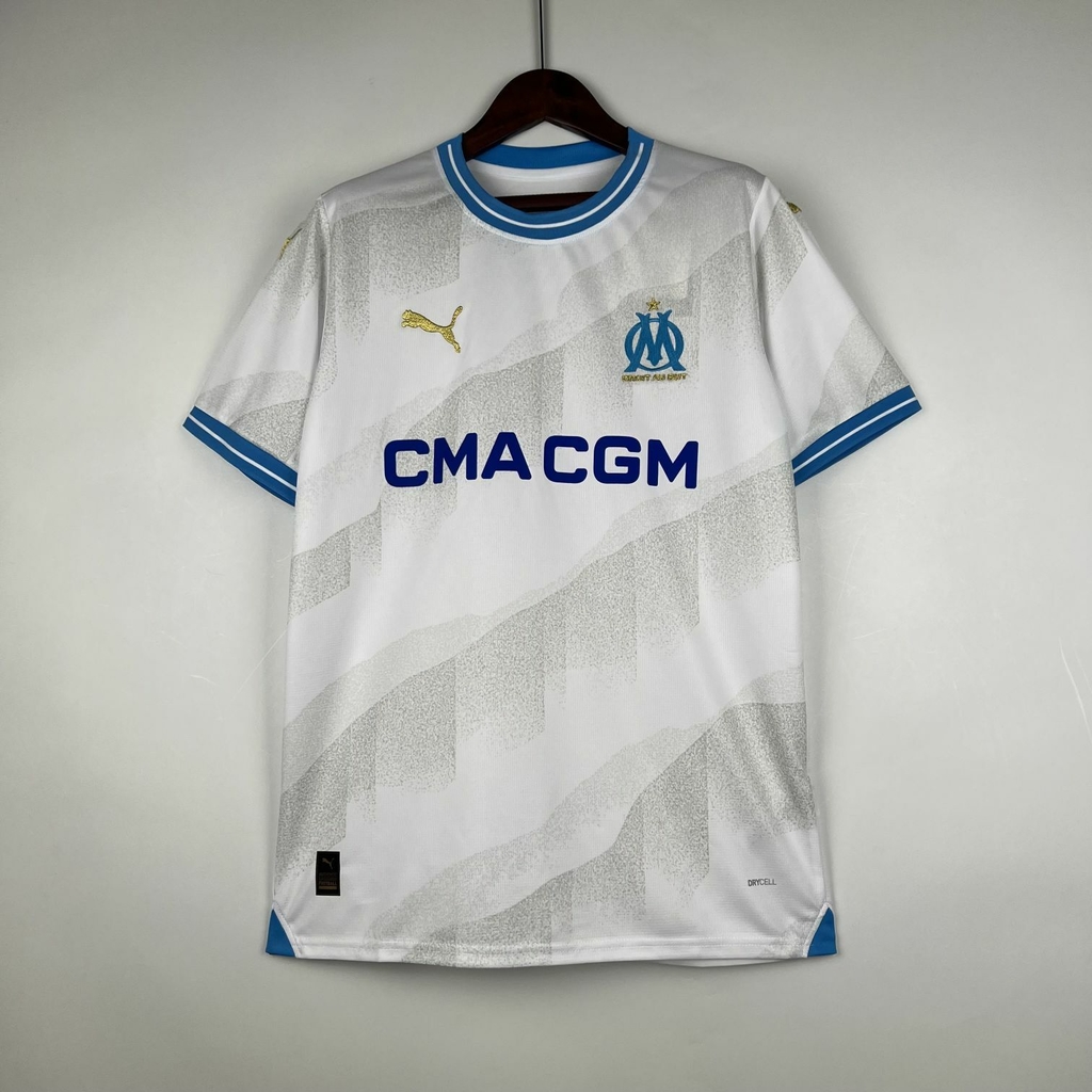 Camisa Olympique de Marseille 23/24 AWAY Masculina, Azul