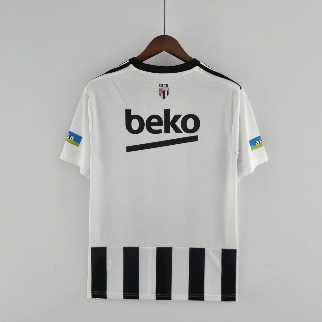 Camisa Besiktas II 22/23 Torcedor Adidas Masculina - Preto e Branco