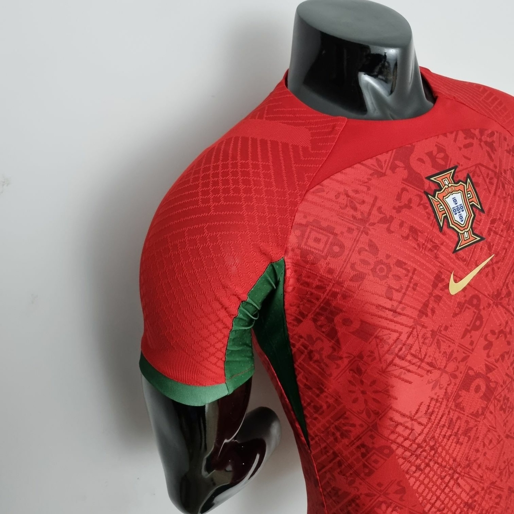 Camisa Seleção De Portugal Vermelha 22/23 Versão Jogador Nike Masculina