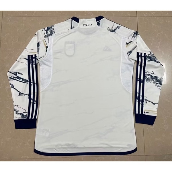 Camisa Seleção da Itália II Away 2023 2024 Fan Branca Marmore