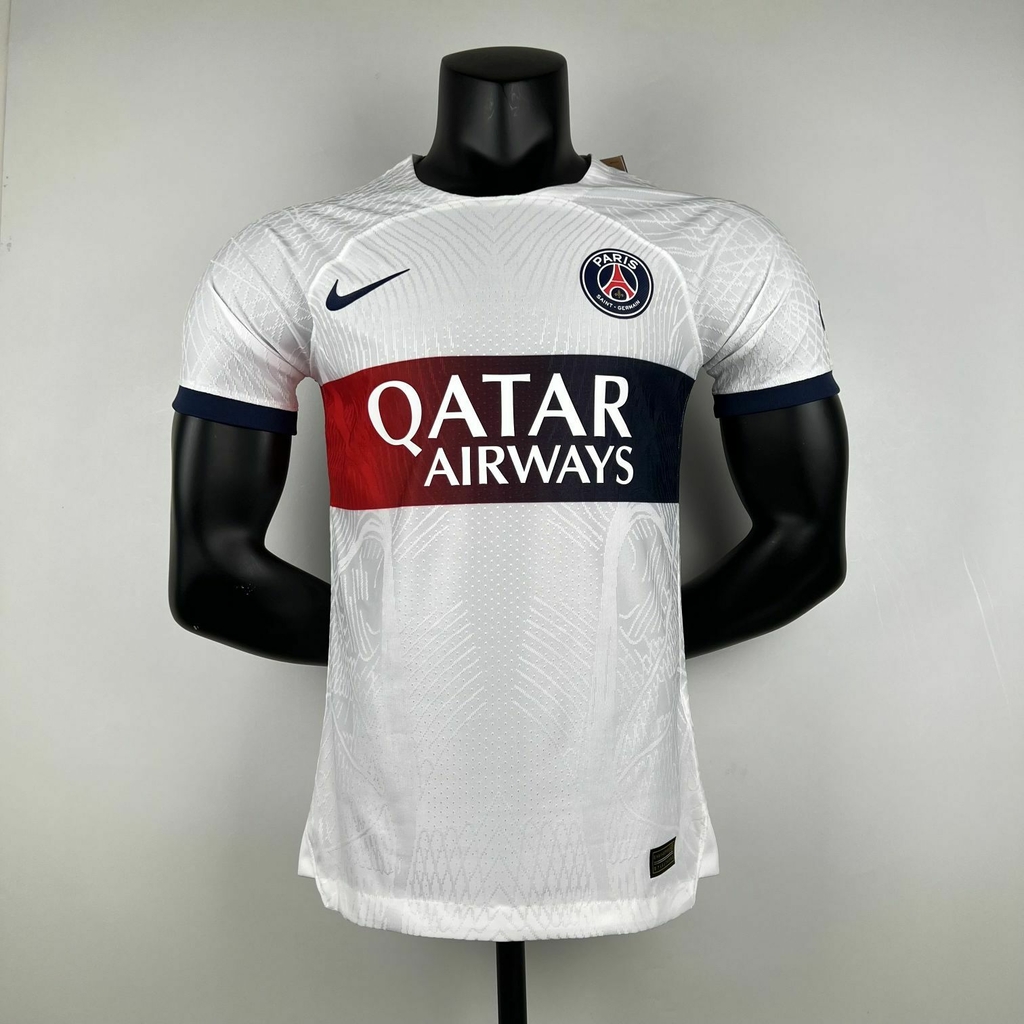 Camisa Paris Saint Germain II 23/24 Versão Jogador - Branca e Azul