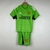 Conjunto Infantil Manchester United Goleiro 23/24 Verde e Preta