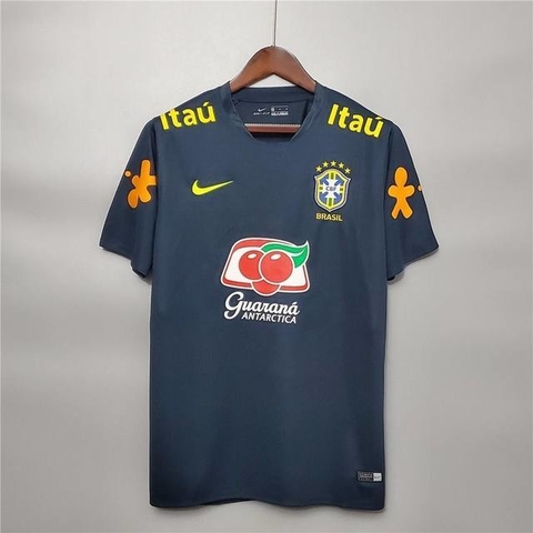 Camisa Seleção Brasil Polo Azul Claro 2022/23 Torcedor Masculina