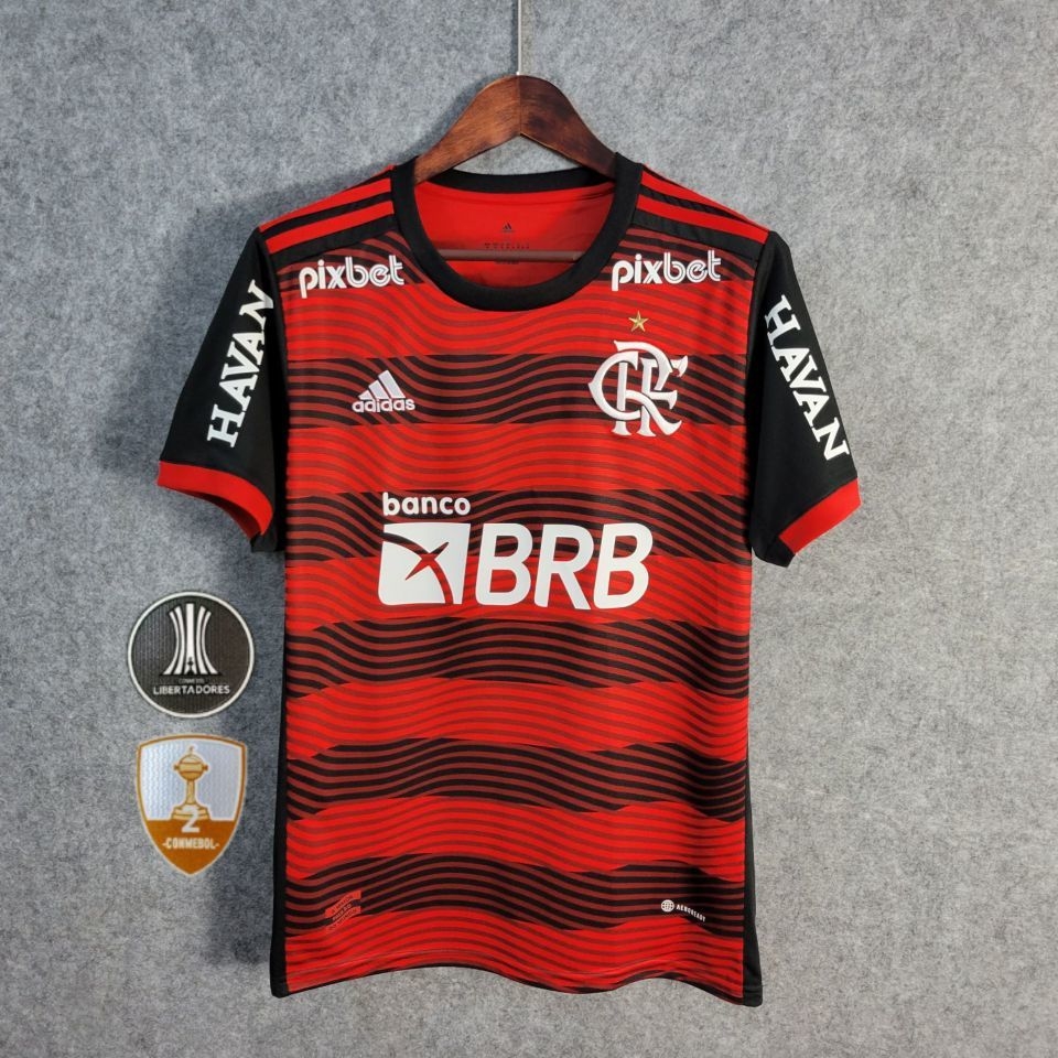 Nova Camisa Flamengo Pré-Jogo com todos Patrocínios Torcedor Masculina -  021 Sport, Maior Variedade de Camisas de Futebol