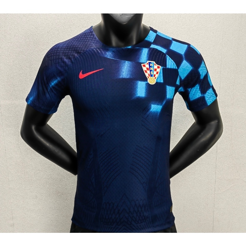 Camisa Seleção Croácia II 2022/2023 Versão Jogador - Azul Marinho