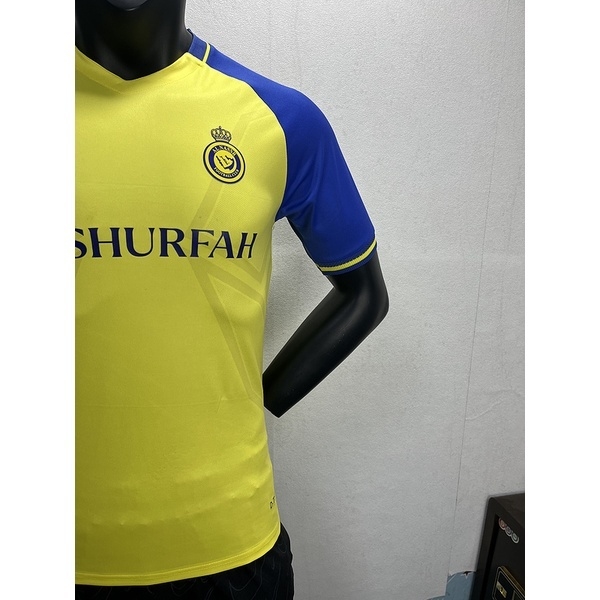 Camisa Al-Nassr FC Home 2022/2023 Amarela e Azul – Versão Torcedor – KS  Sports – Camisas de Times e Seleções