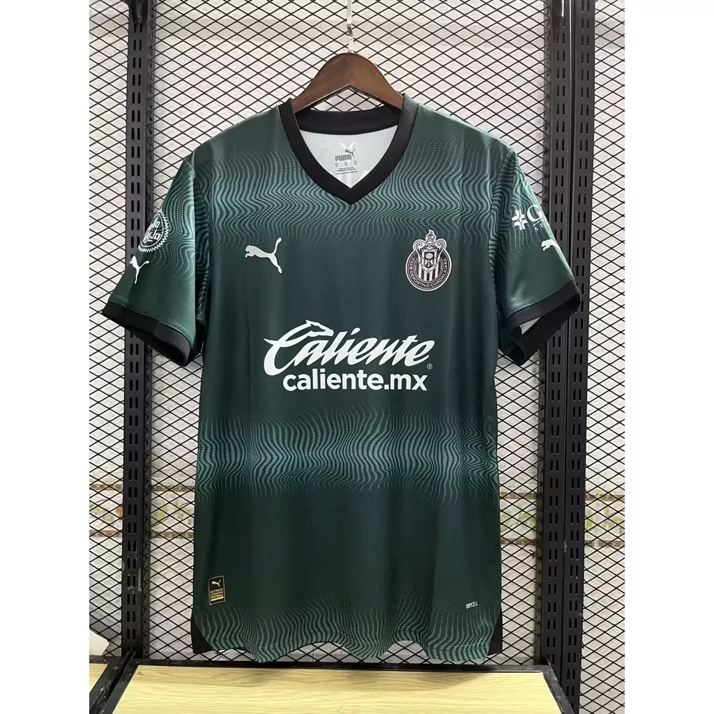 Camisa Chivas Guadalajara III 2023 2024 Verde e Preta