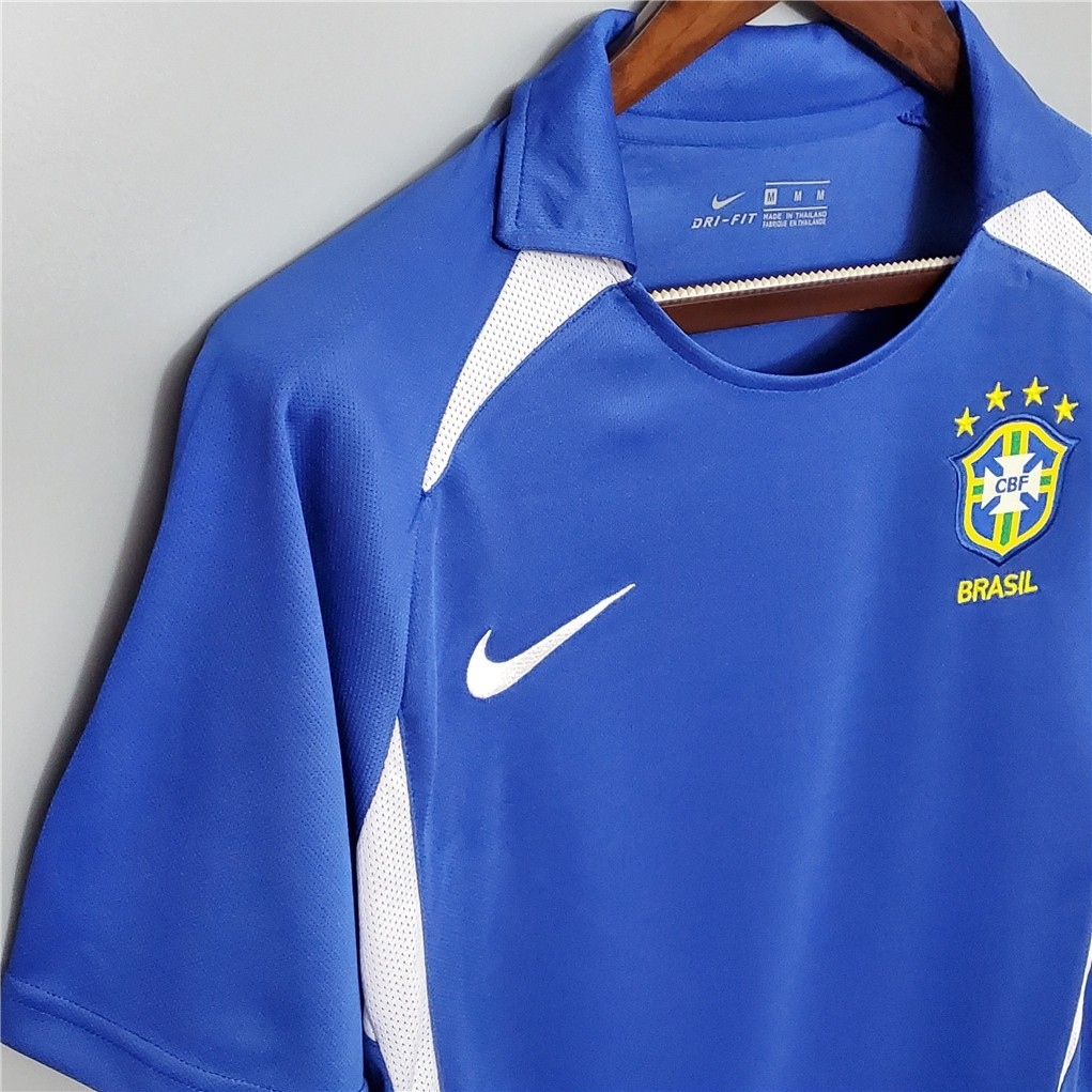 Camisa Casual Brasil 2002 - Camisas Retrô Mania