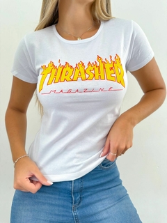 Remera 193 -Thrasher Magazine- -Algodón con viscosa- - comprar online