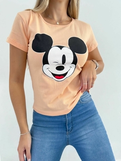 Remera 377 -Mickey- -Algodon Con Viscosa- en internet