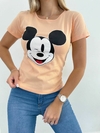 Remera 377 -Mickey- -Algodon Con Viscosa-