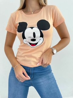 Remera 377 -Mickey- -Algodon Con Viscosa- - comprar online