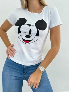 Remera 377 -Mickey- -Algodon Con Viscosa- - tienda online