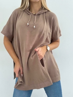 Sweater 362 -Poncho- -Bremer- -Doble Hilo-