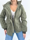 Campera 154 -Parka Gamuzada- -Con Piel Interior-