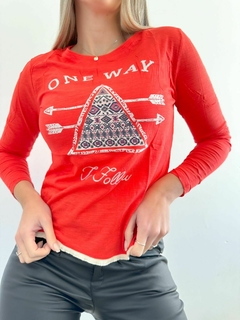 Remera 384 -One Way- -Hilo Con Lycra- - tienda online